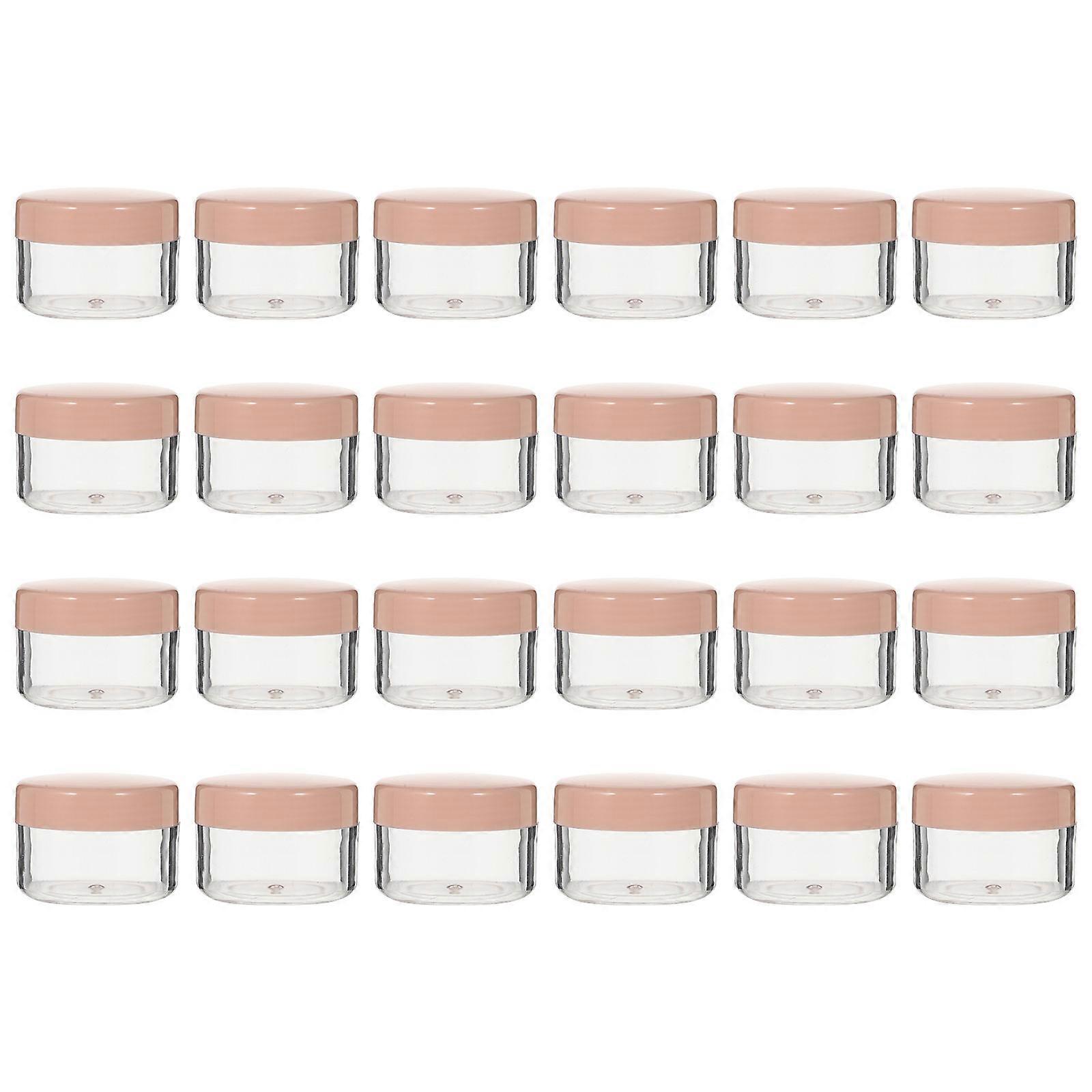 Facial Cream Storage Bottles 24Pcs Empty Cosmetic Cream Bottles for Personal Care Users Business Trip Camping Assorted Color