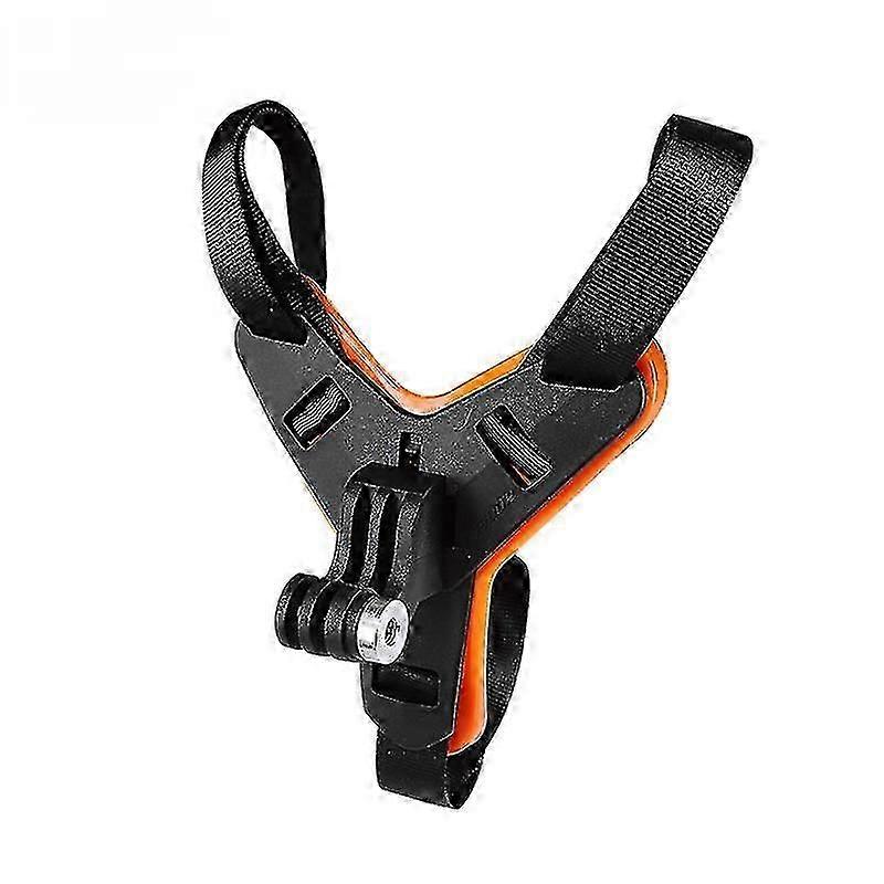 Orange Gopro Motorcycle Helmet Chin Bracket Sports Camera Fixed Bracket Small Ant Dji/hero9