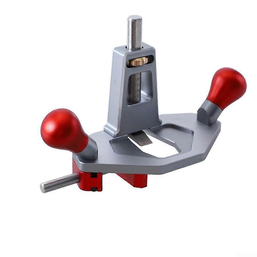 Ergonomic Router Plane with Depth Stopper and Adjustable Depth Gauge for Precision Woodworking