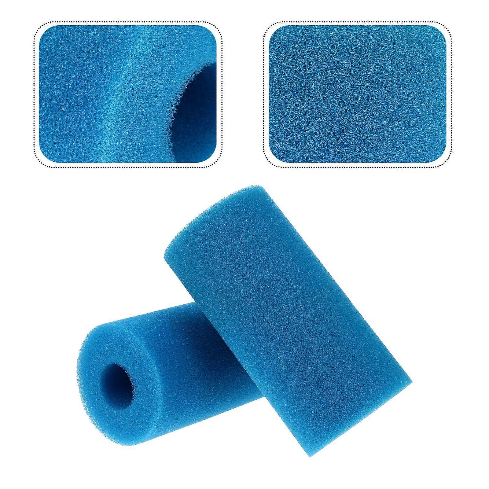 2pcs Swimming Pool Filter Sponge Cartridges Reusable Pool Pump Filters