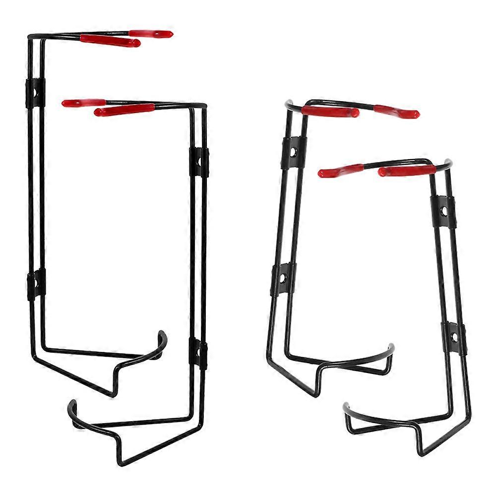 Fire Extinguisher Mount Hook for Home Black Steel Wall Hanging 4 Pieces Small and Light