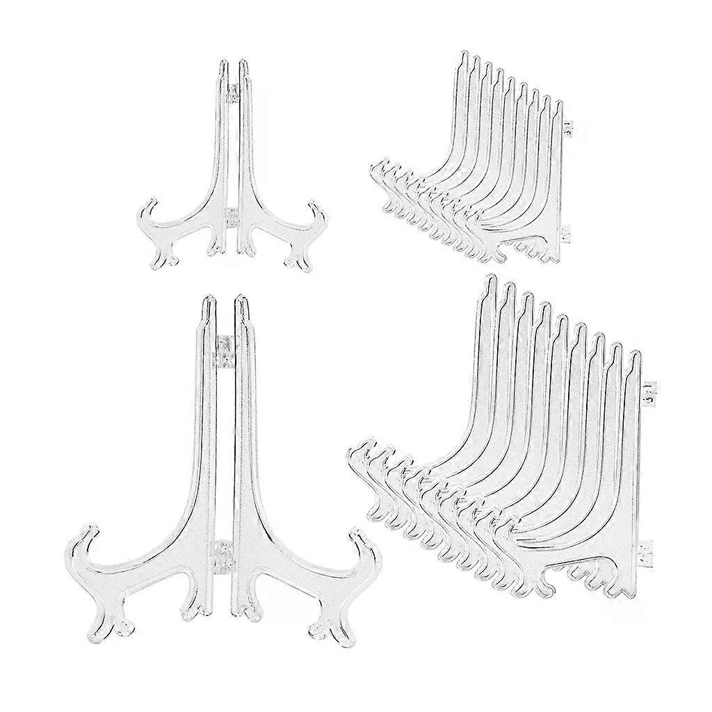 20Pcs Adjustable Foldble Display Stand Easel Decorative Plate Picture Photo Frame Card Holder Storage Rack