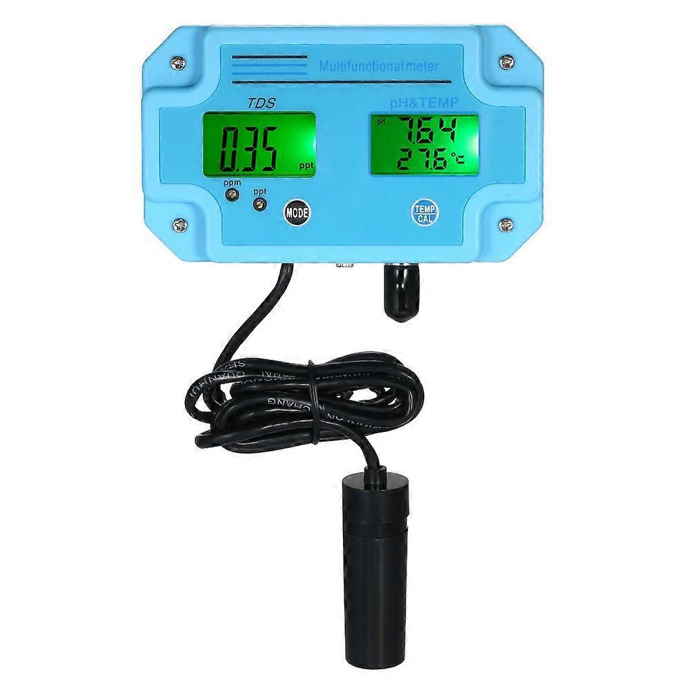 Professional 3 in 1 pH/TDS/TEMP Meter Water Detector Multi-parameter Digital LCD Tri-Meter Multi-function Water Quality Monitor Multiparameter Water Q