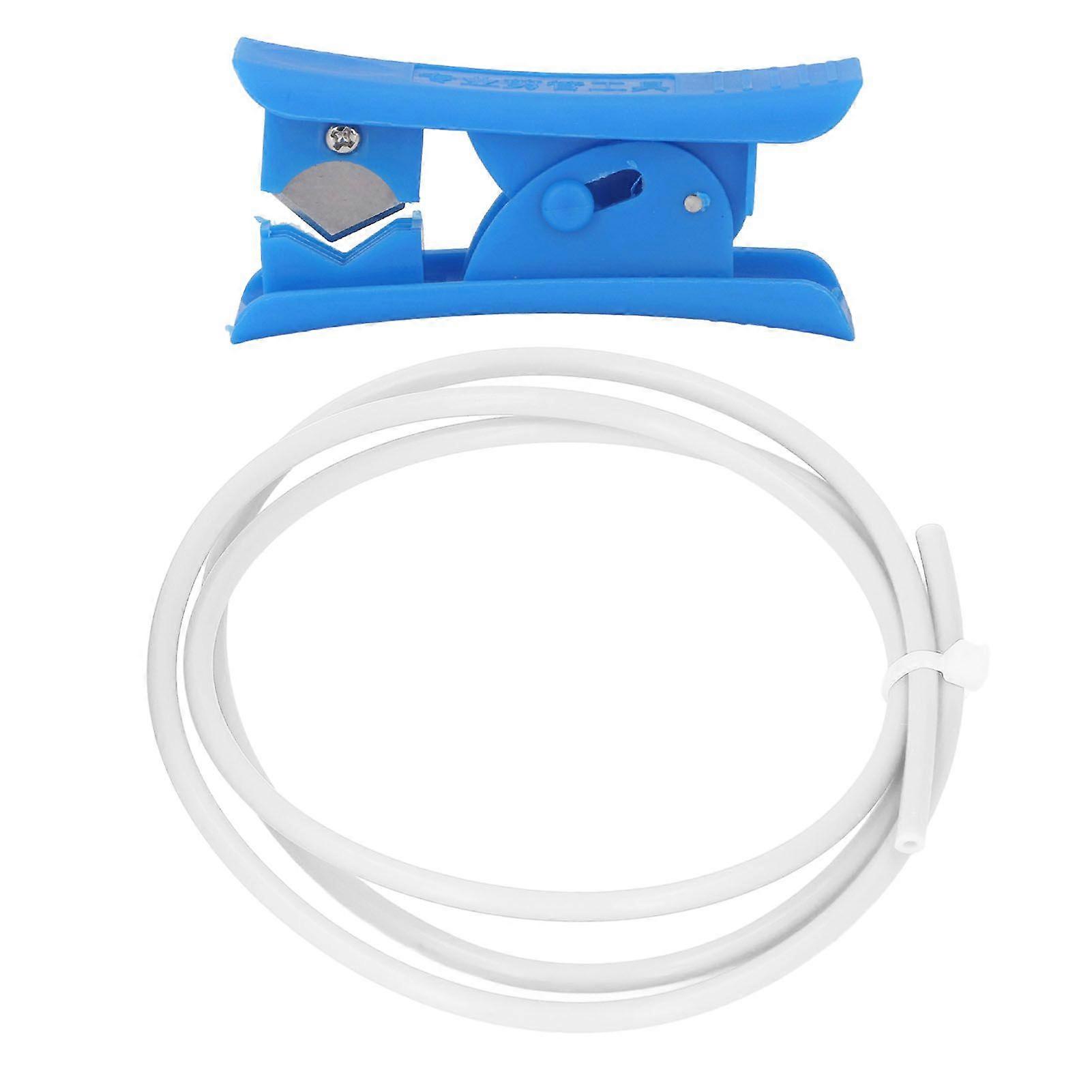 3D Printer PTFE Tube 3 Meter Heat Resistant 3D Printer Accessories Kit with Tube Cutter for 1.75mm Filament White