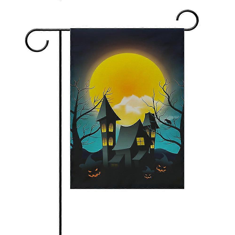 2X Halloween Xmas Christmas Gifts Decorationins New Linen Duplex Pr...
