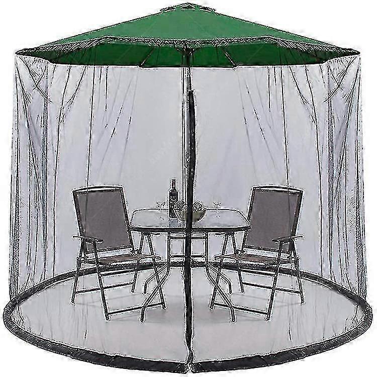 Umbrella Net Adjustable Mosquito Repellent Tent Durable Mesh Mosquito Net Accessory For Outdoor Patio Umbrella Mosquito Repellent Mosquito Netting Wit