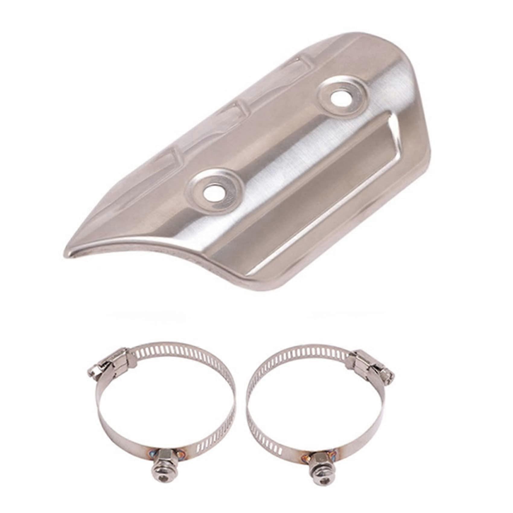 Motorcycle Universal Heat Insulation Plate Exhaust Pipe Anti Hot Cover Anti Scratch Protective Cover Model A