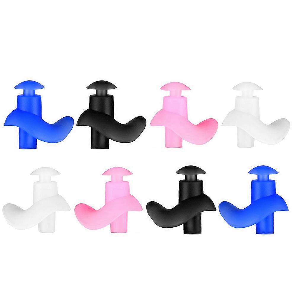 Waterproof Swimming Earplugs For Kids Children Assorted Color Ergonomic 4 Pairs