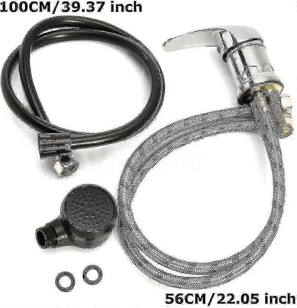 Water Faucet Set,shower Shampoo Bowl Parts Water Faucet Set Home Durable  Salon Spa Hot Cold, image size:952x985