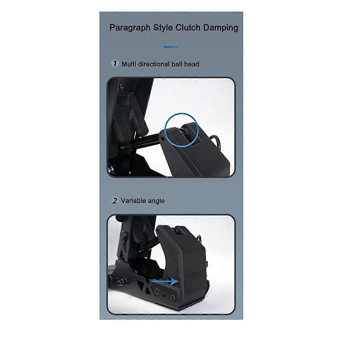 Pedal Hydraulic Damper Mod for LITE/ R5 / R9 Pedal Modification Style: Throttle