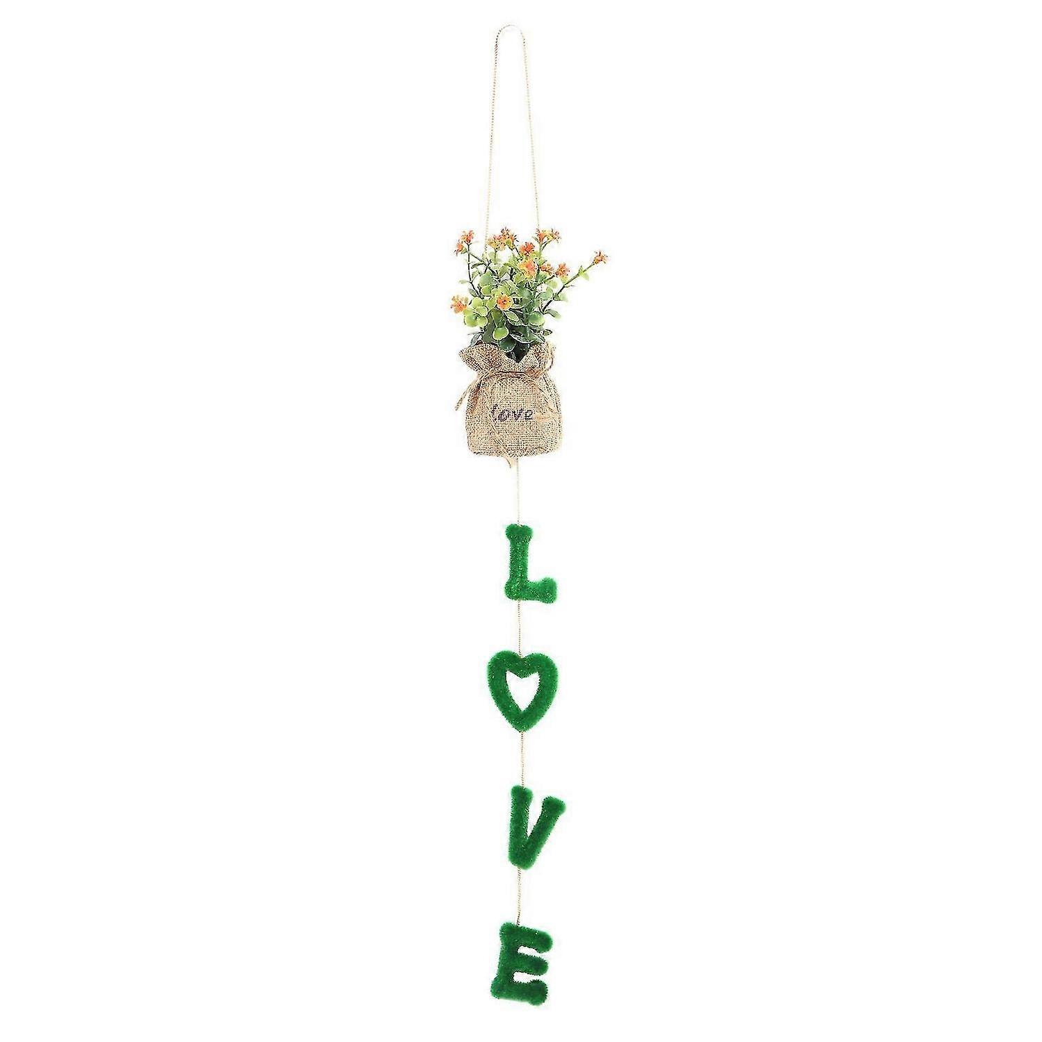 2025 Latest Model Potted Wall Hanging Simulation Small Plant Home Garden