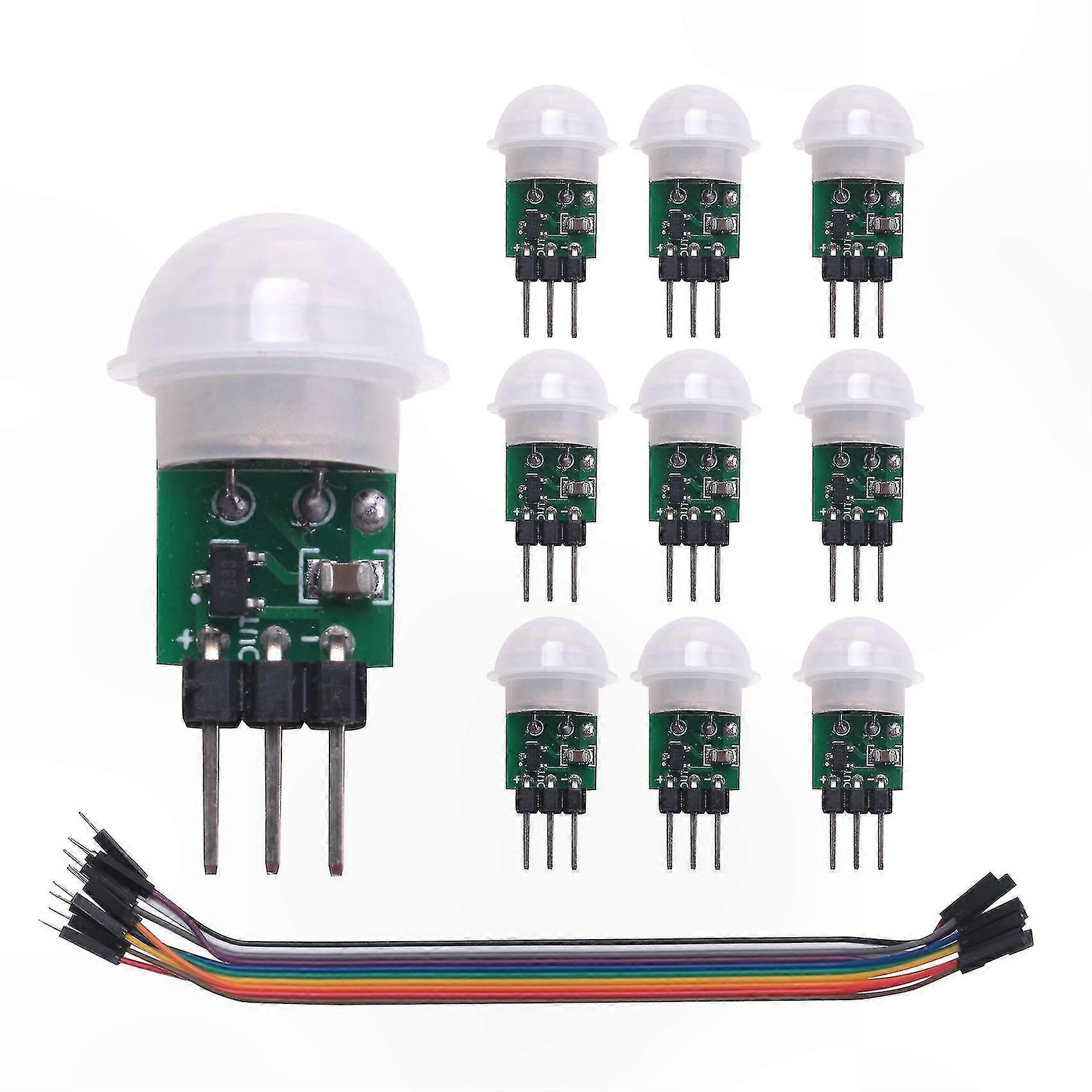 10pcs Mini Human Sensor Module - SR312 IR Pyroelectric Infrared Motion Detector