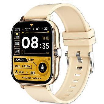 Gold Smart Watch Vrouwen Bluetooth Call Music Control Hartslagmeter Waterdichte Android IOS