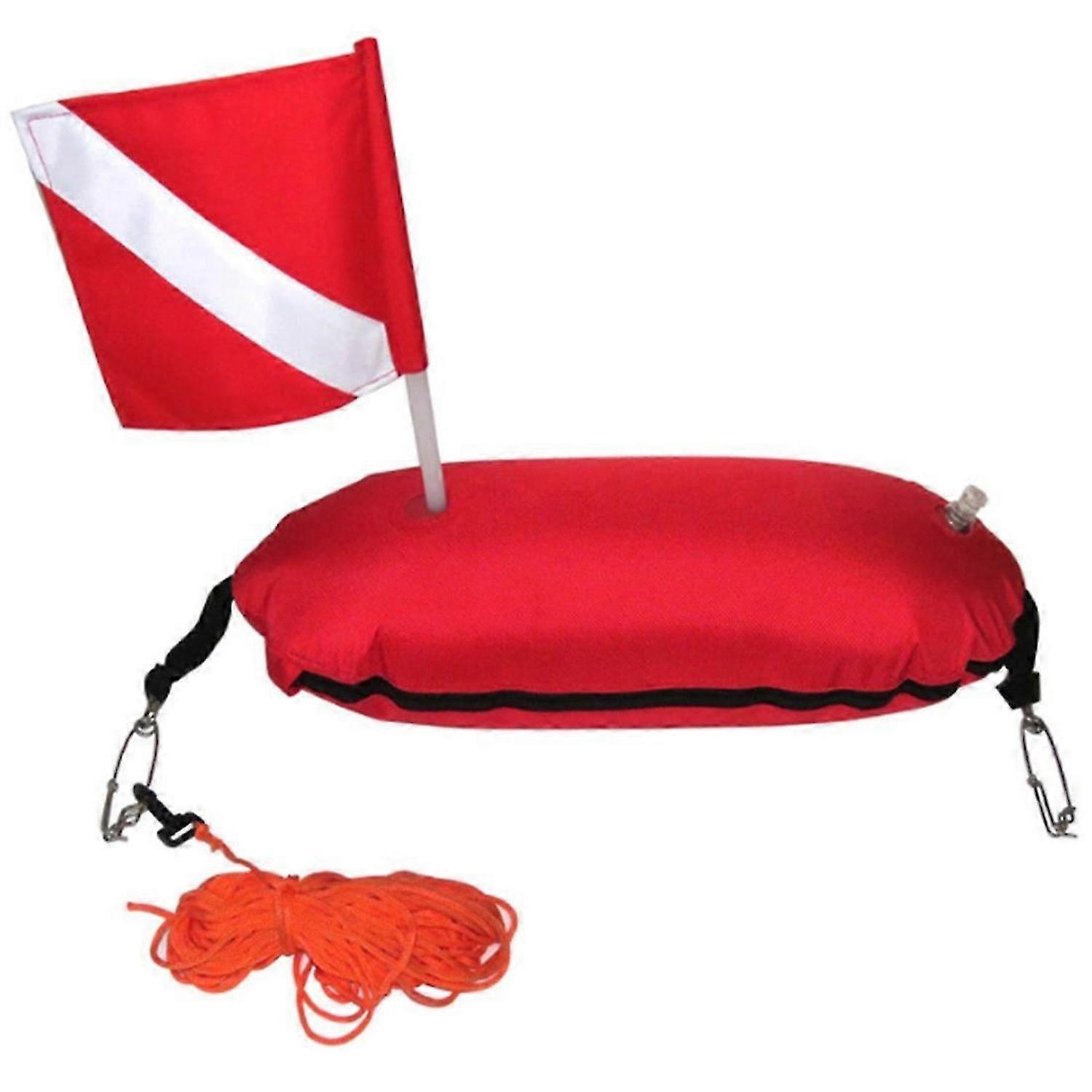 Spearfishing Buoy Inflatable Signal Float Dive Flag Banner
