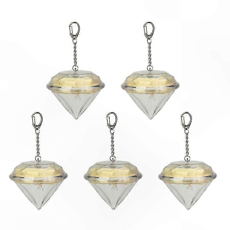 5-Pack Solar-Powered Diamond Illumination Lights