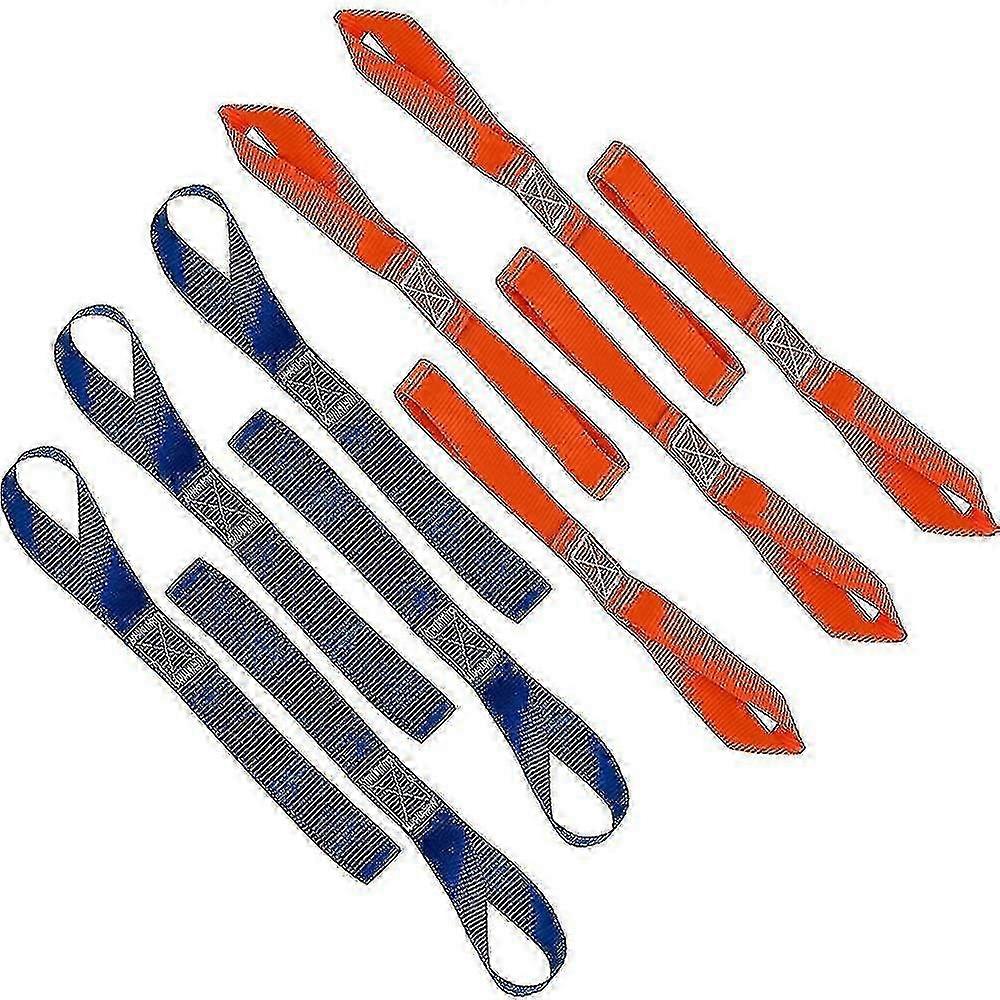 10 Soft Loop Tie-down Straps, 1,500 Lb Load Capacity Walkbee A B 2025
