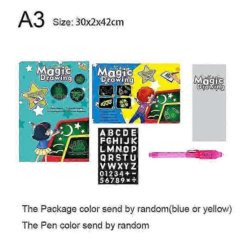 Children's Fluorescent Drawing Board Toys Develop Intellectual Toys Drawing Board