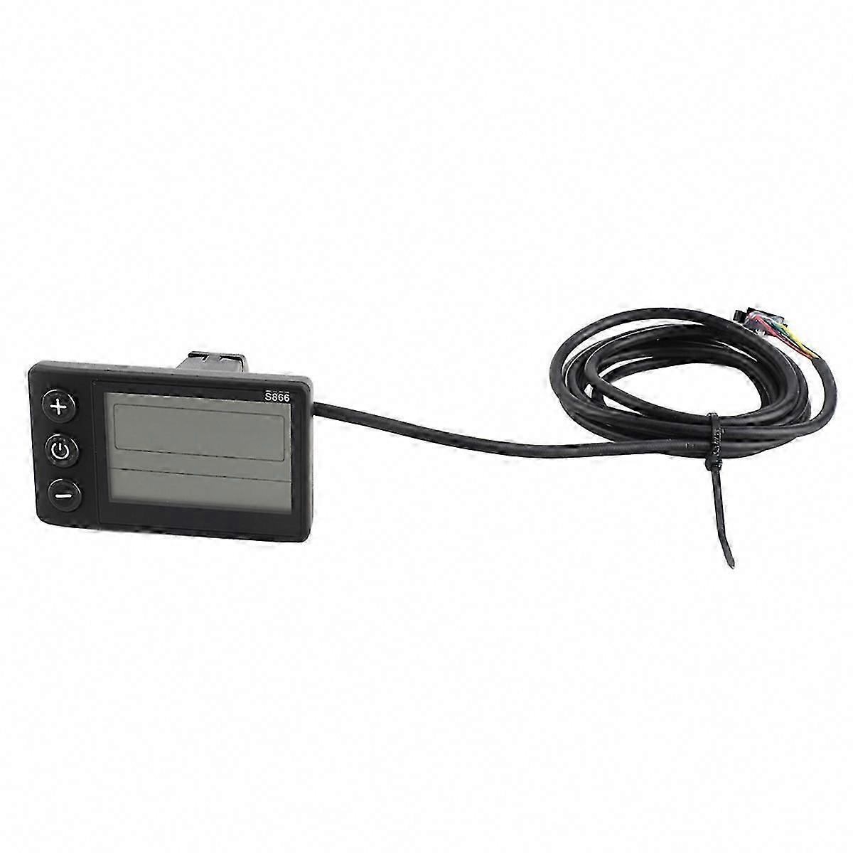 S866 Electric Bike LCD Display Meter with Digital Screen for E-Bikes