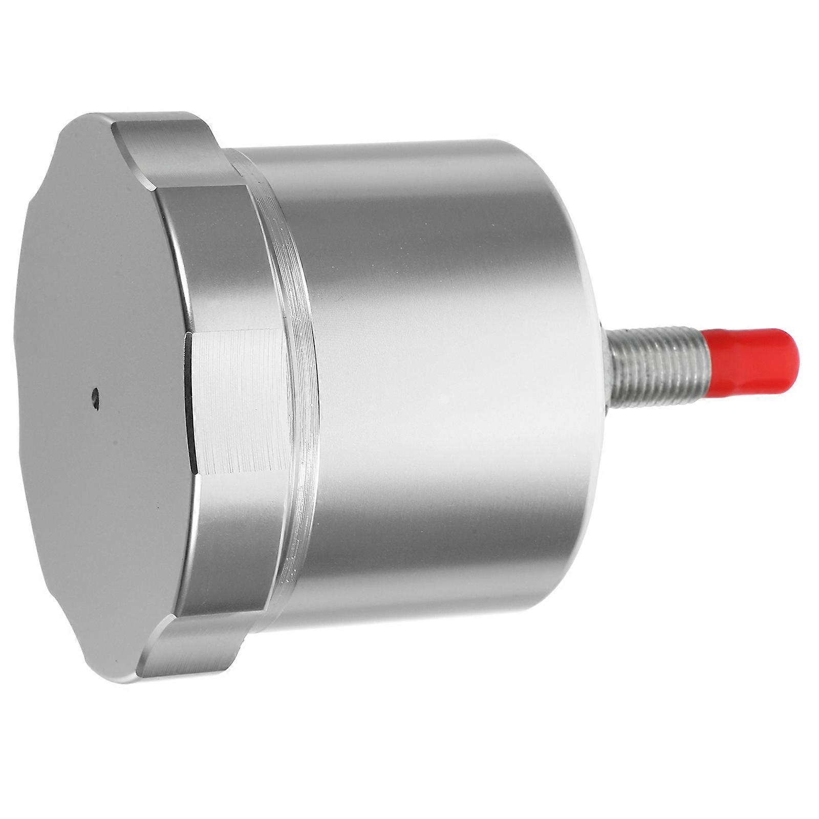 Racing Car Oil Tank for Precise Control Silver Aluminum Alloy