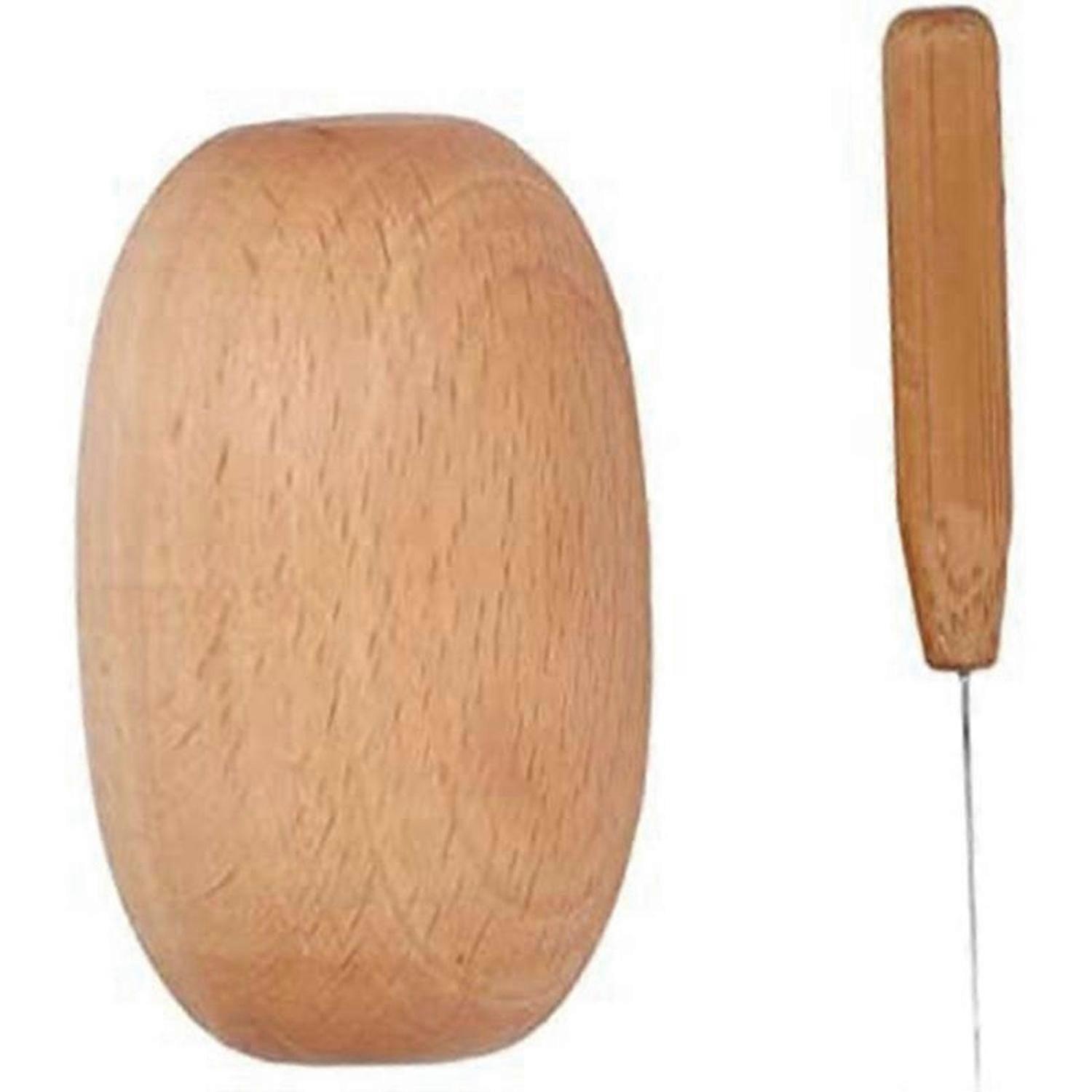 Wooden Darning Egg, Socks Sewing Tools Widely Used with Needle