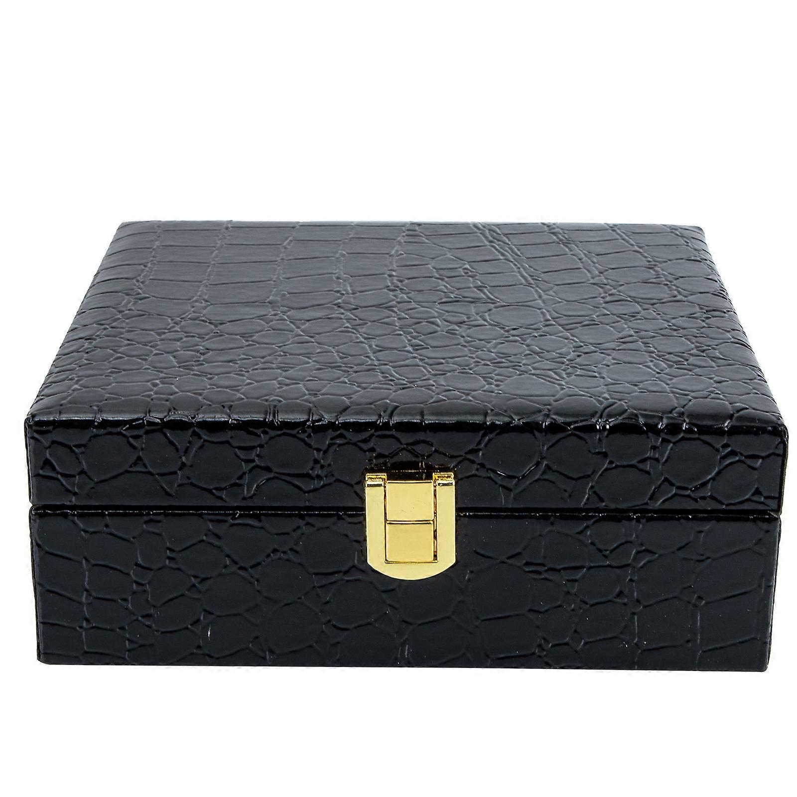 Flip-Type Cigar Container Cigar Box for Storage 4Pcs Portable Humidor Gift