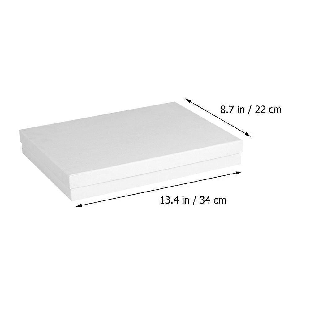 Large Gift Boxes Costume Box for Storage Use 20Pcs White Cardboard Material