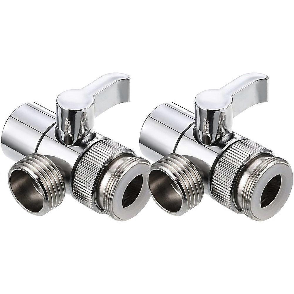 Sink Faucet Diverter for Faucet Adapter Kit 4Pcs Zinc Alloy Silver