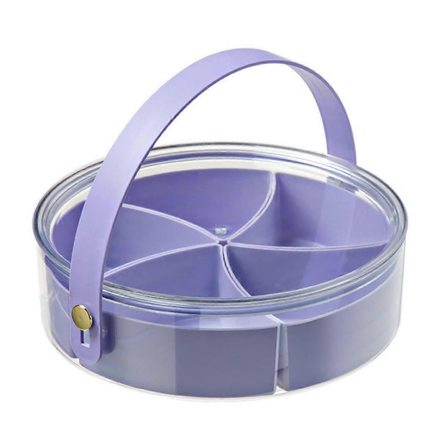 Portable Snackle Box With Lid Handle Multifunctional Candys Nuts Storage Box For Home Kitchen