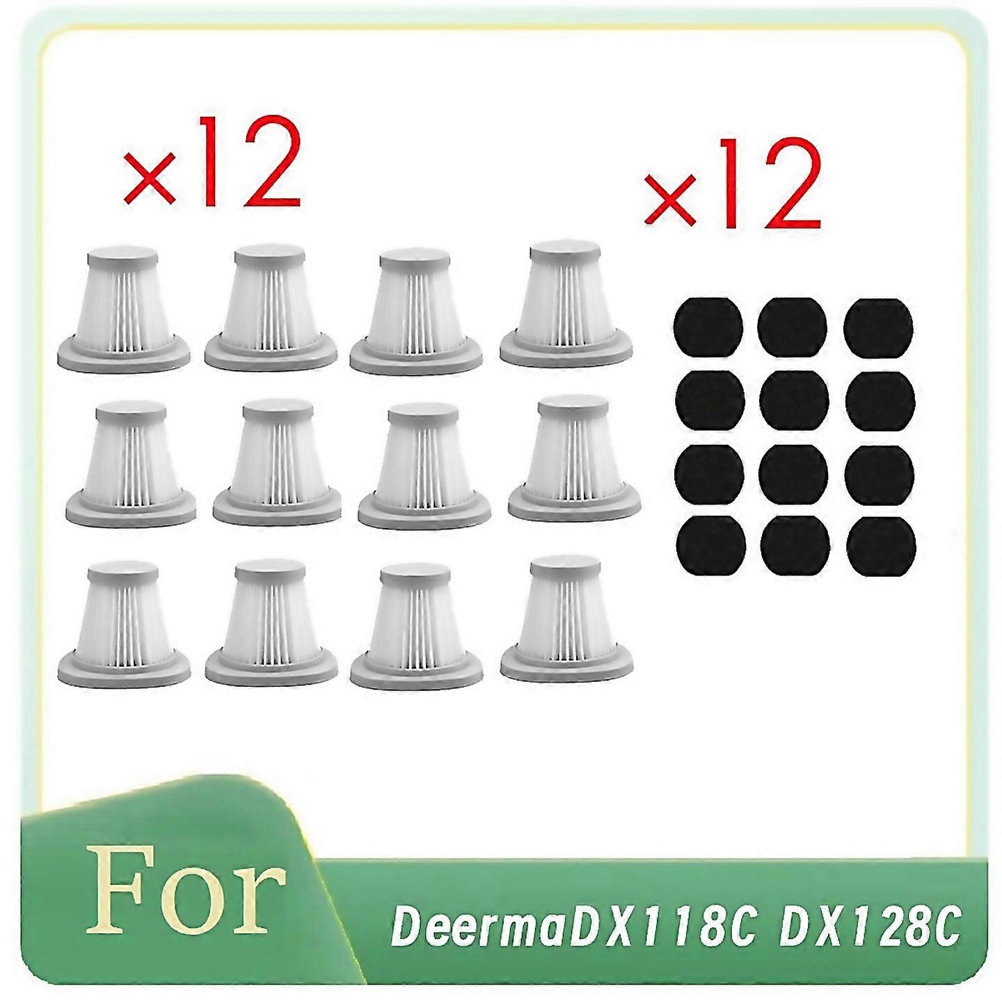 For 12 Pcs Hepa Filter Antidust Hepa Filter For Dx118c Dx128c