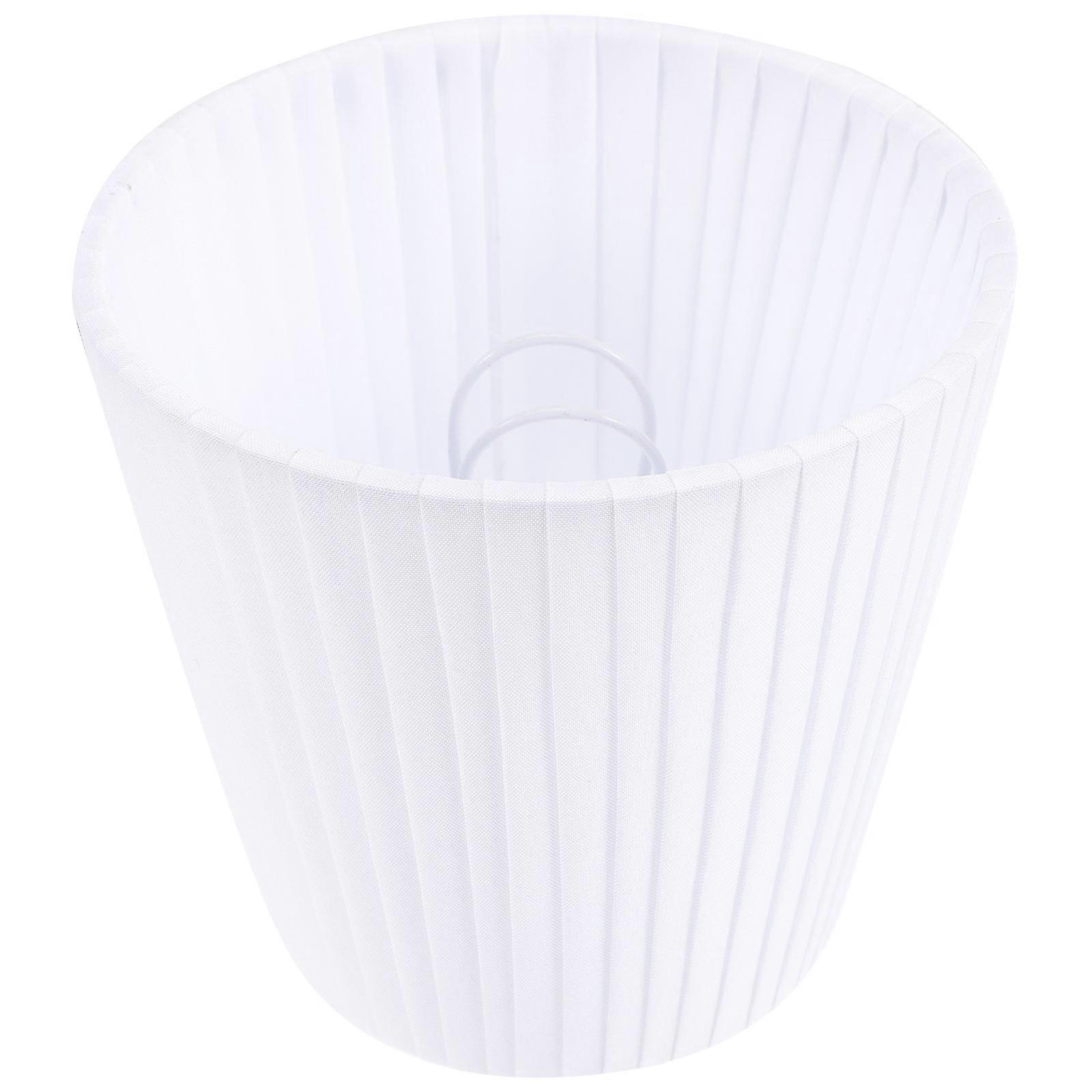 Clip On Dome Shade Fabric Lampshade Dust Protection Soft Lighting Easy Installation 1Set For Table Hotel Restaurant