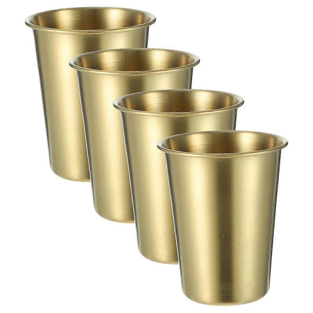 Wine Cup Stainless Steel Cups for Drinks 4Pcs Multipurpose Set