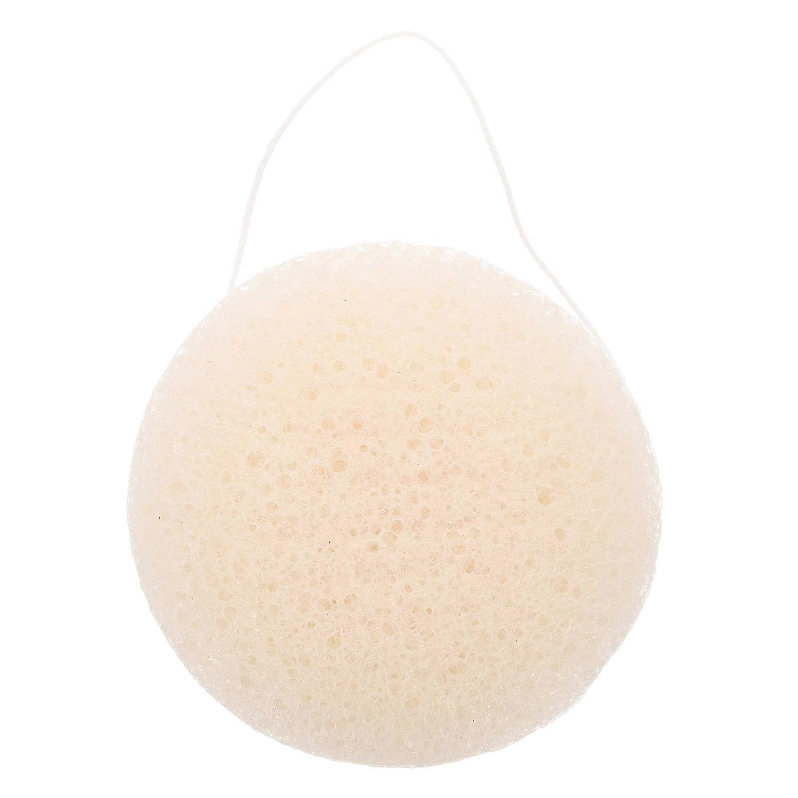 Round Facial Sponge for Gentle Exfoliation and Cleansing