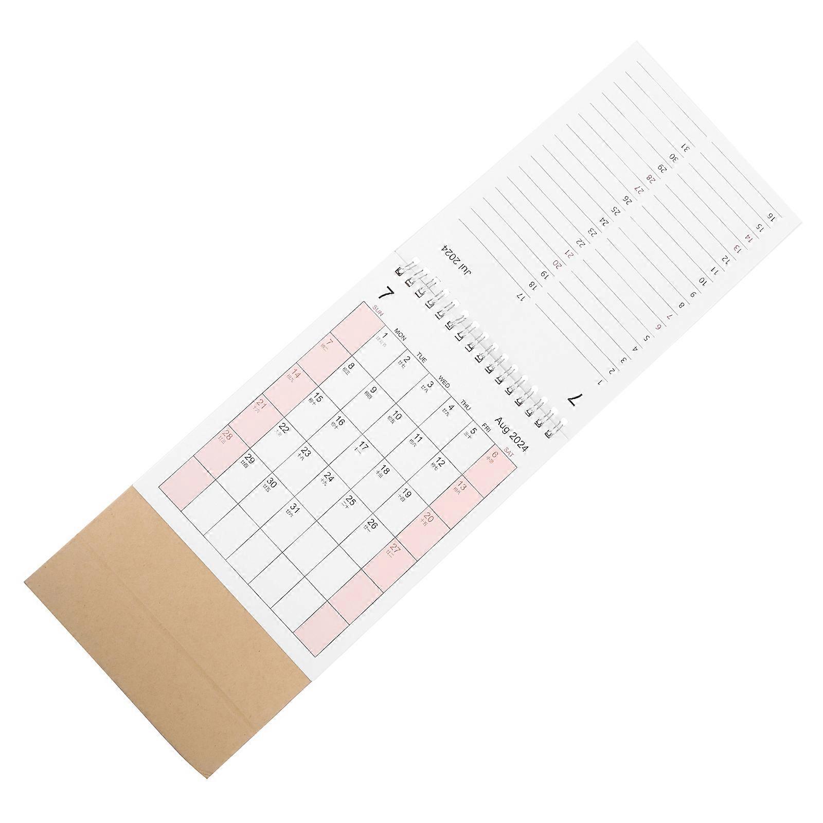 Office Desk Calendar 3Pcs Tabletop Calendar for Scheduling and Planning