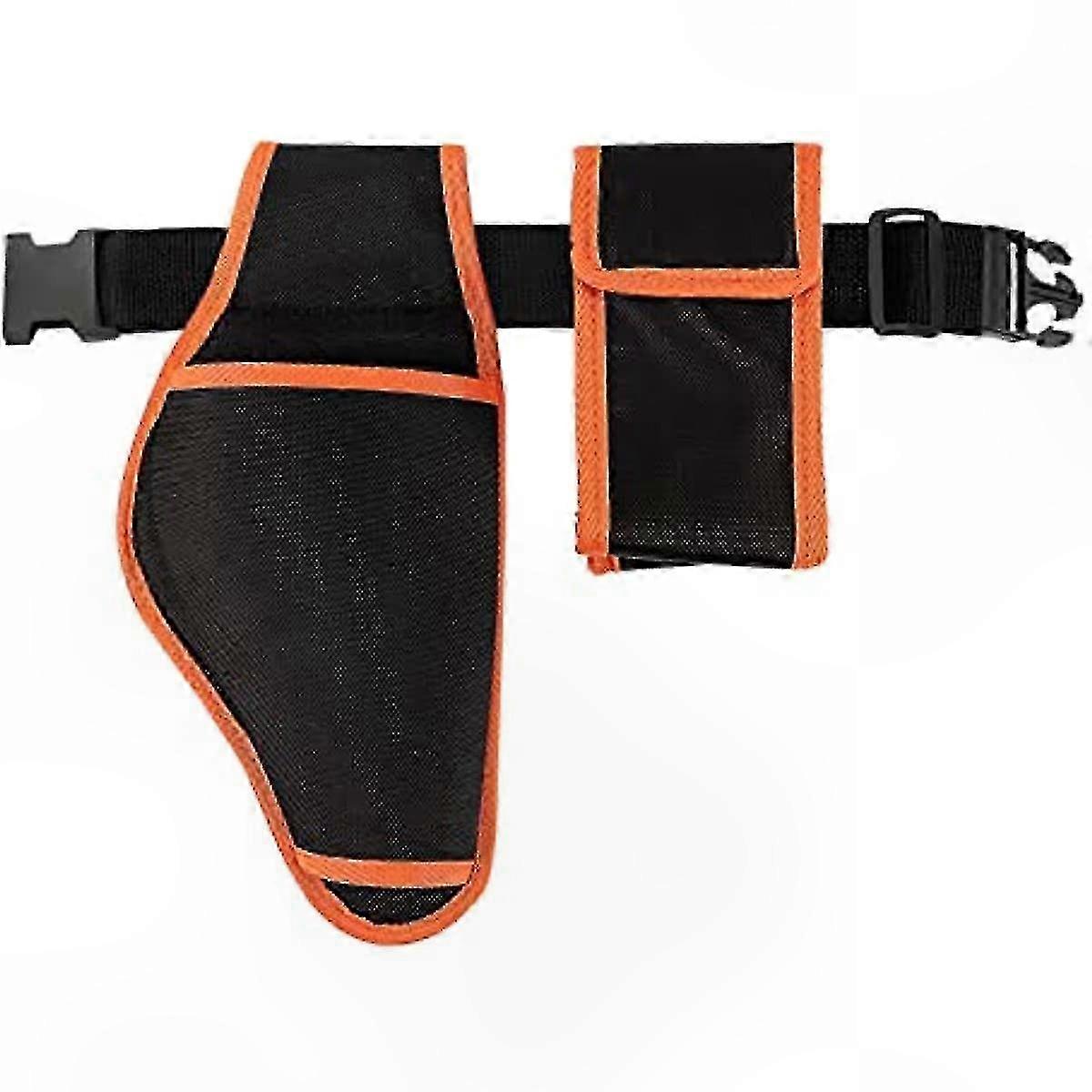 Adjustable Garden Tool Waist Pouch with Pruner Case and Accessory Holder