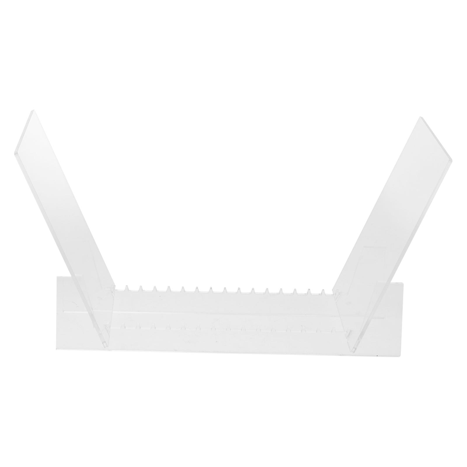 Vinyl Record Display Rack 1Pcs Portable Acrylic Storage Solution For Home Use And Living Room Elegant Transparent Design