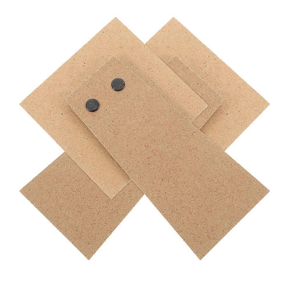 Khaki Wood Frame Easel Back for Picture Frame 4Pcs Tabletop Display Support