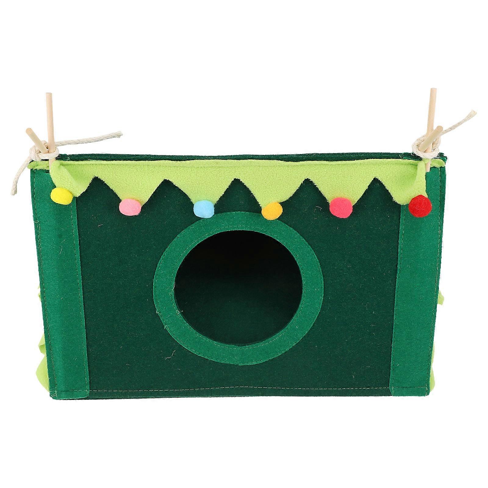 Small Animal Felt House Pet Tent Comfortable Shelter For Hamster Indoor Use 1Pc