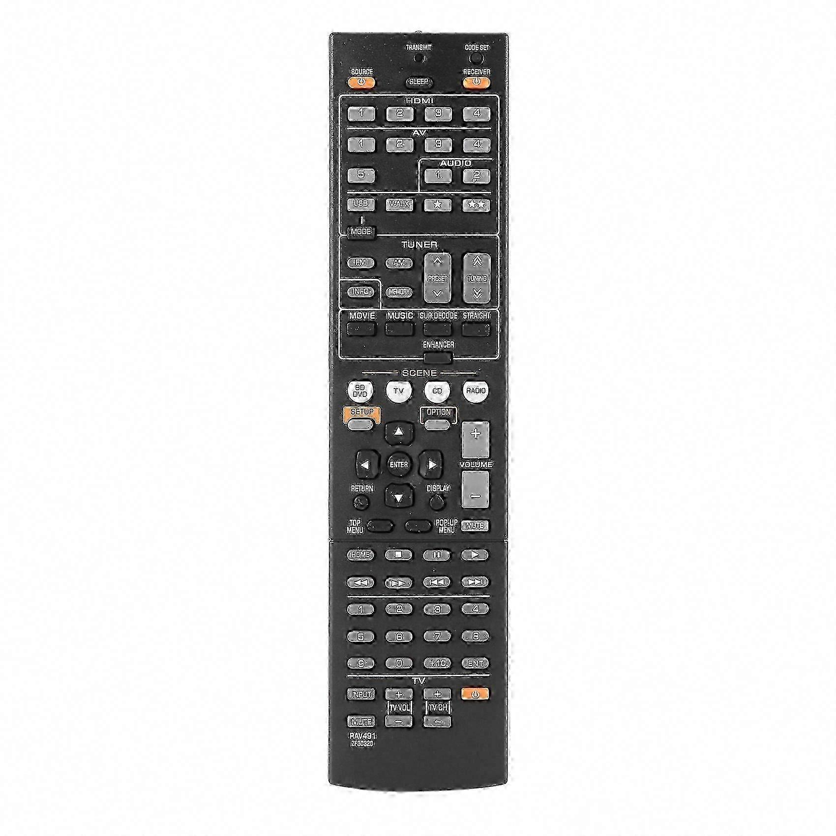 RX-V375 RX-V467 RX-V565 RX-V567 RX-V571 RX-V665 RX-V765 HTR-3066 HTR-4065 HTR-3066BL RX-V373BL Remote Control Replacement