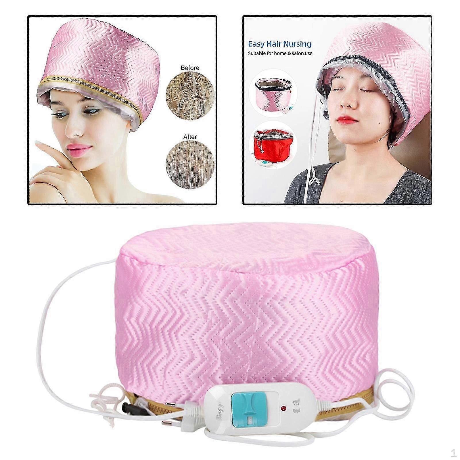 hair treatment cap with steam heating