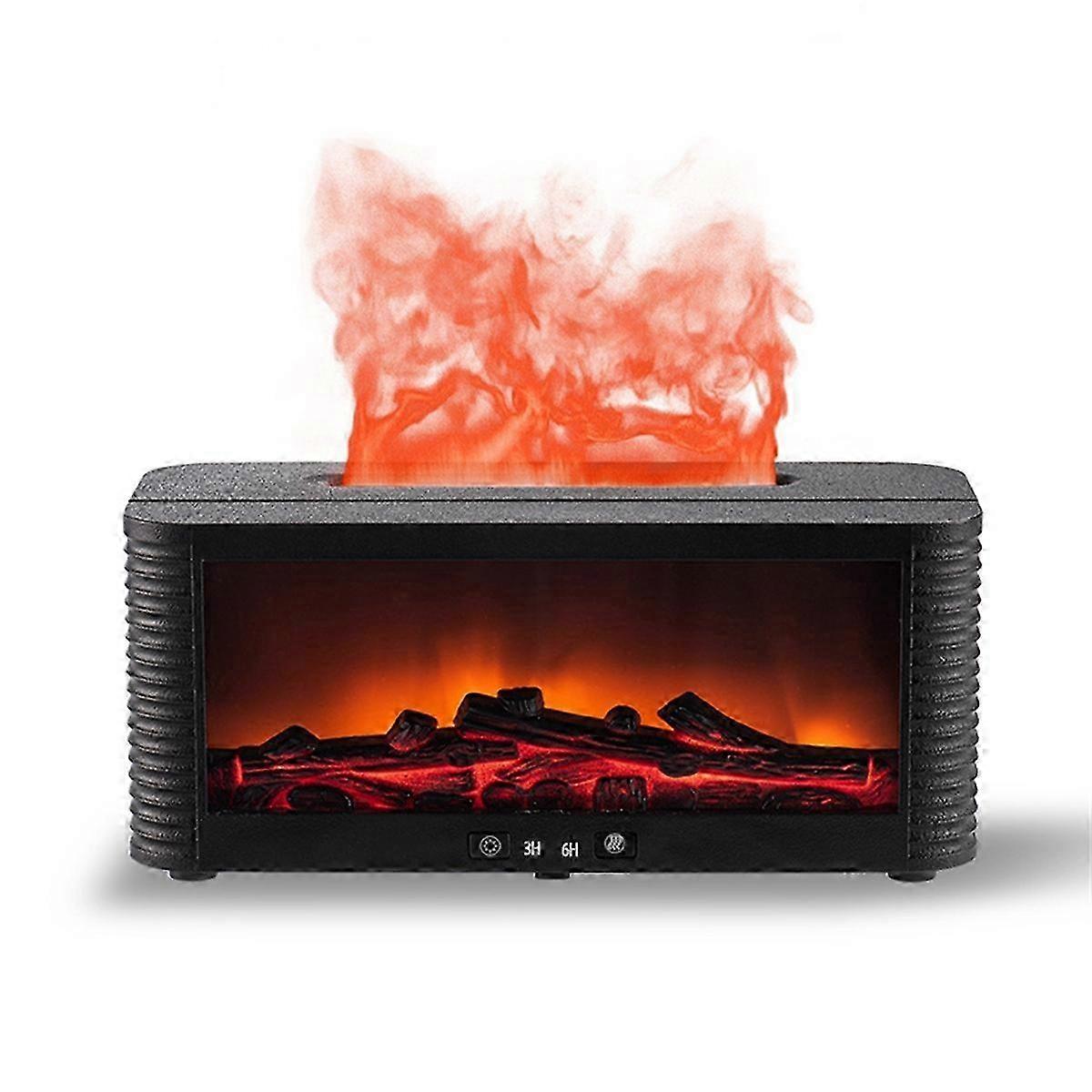 Mini Fireplace Diffuser for Essential Oils Fireplace Humidifier Air Aromatherapy Fire Place Diffuse