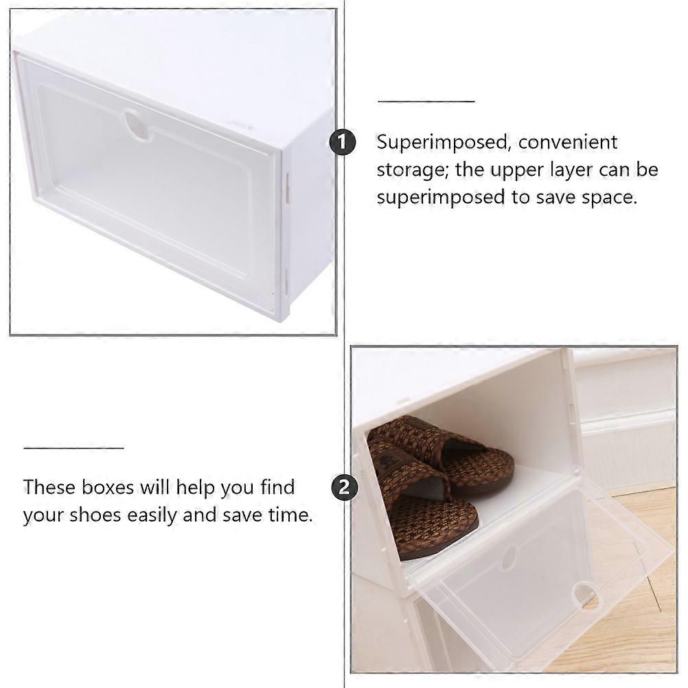 Shoe Storage Organizer Drawer Type Shoes Container 6Pcs