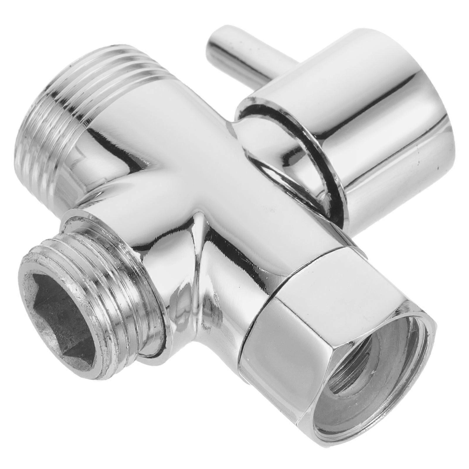 -Adapter for Shower Head Water Filter Connection Bathroom Homeowners Multi-layer Electroplating 6.30X5.30X2.00CM 1Pack