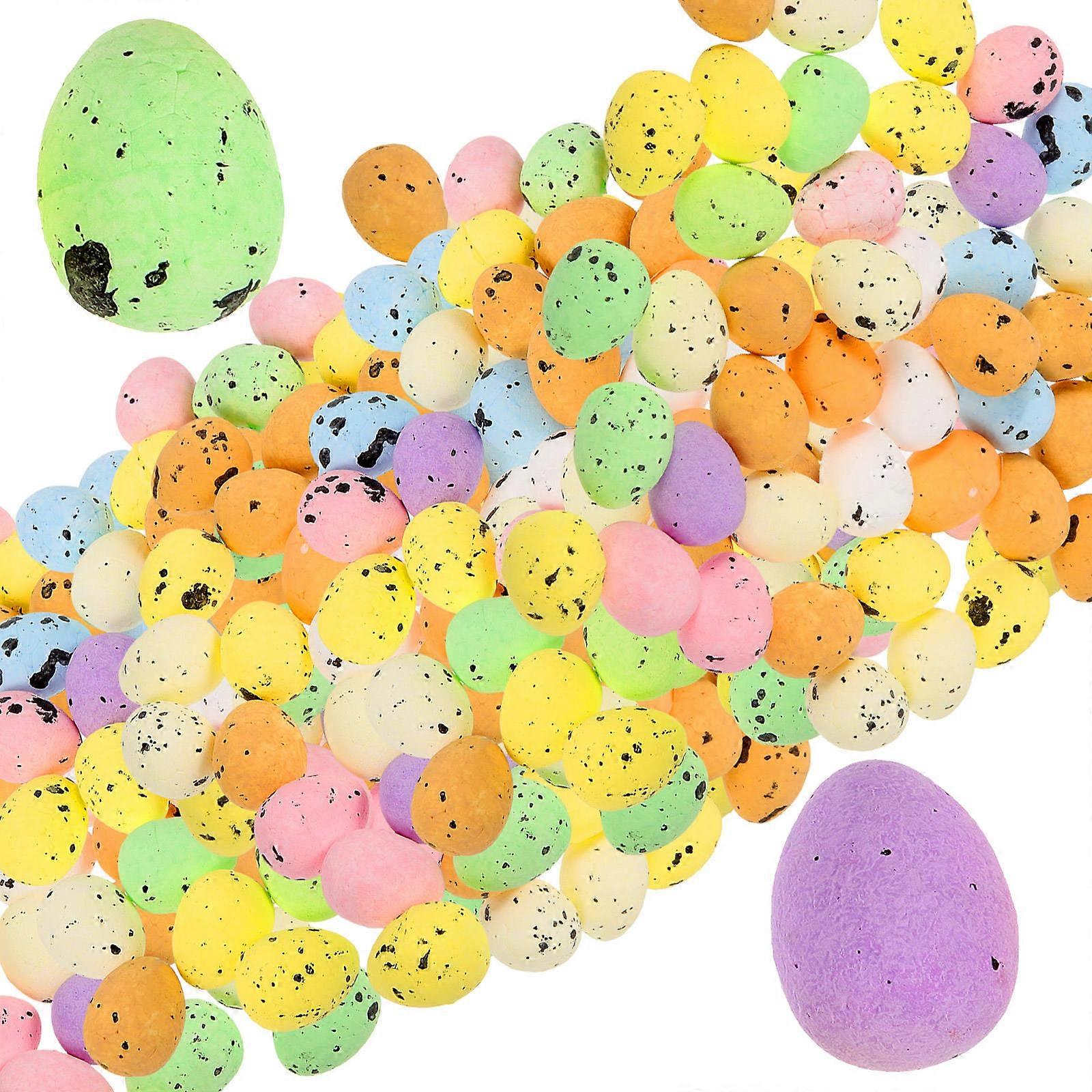 Easter Egg Decor Foam Artificial Eggs for Decoration 1000Pcs Multi Colors