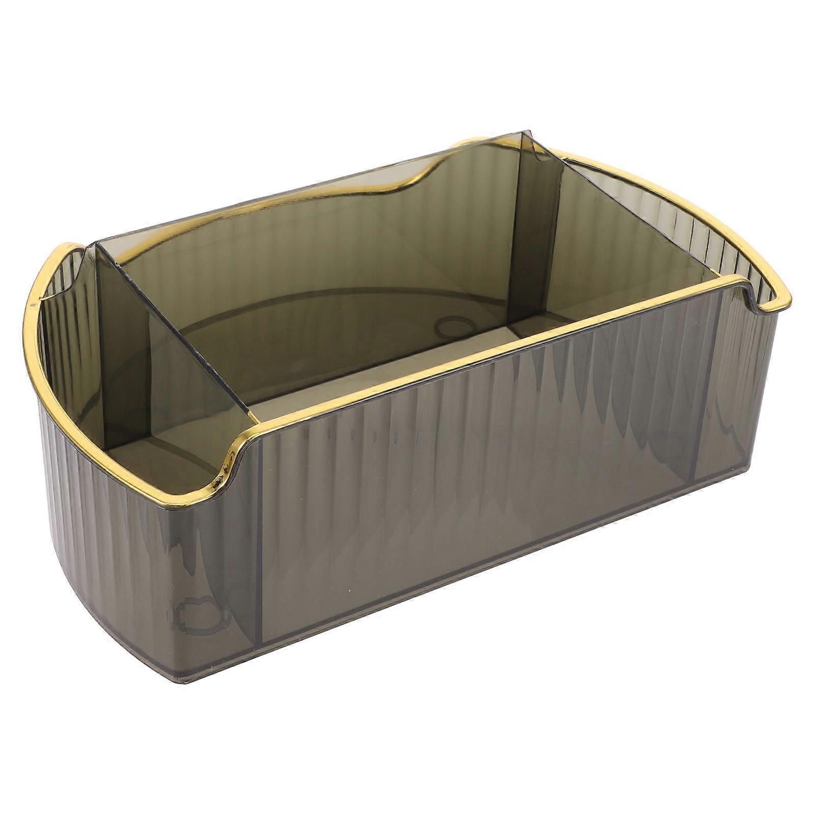 Cosmetic Makeup Organizer Rotatable Brush Holder with 2Pcs Set