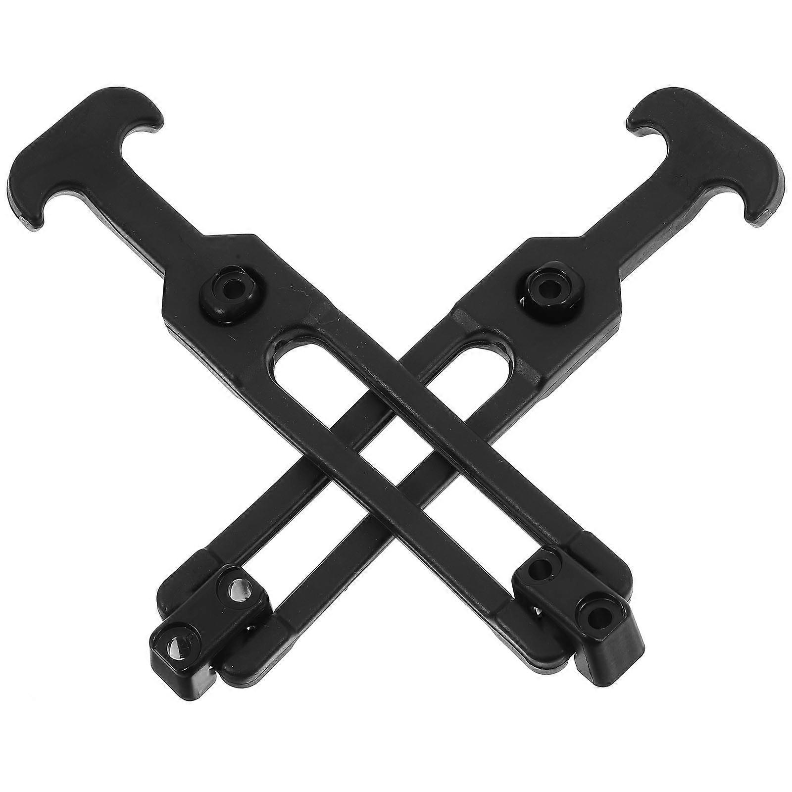 Black Rubber T-Handle Draw Latches for Tool Box Flexible 8Pcs