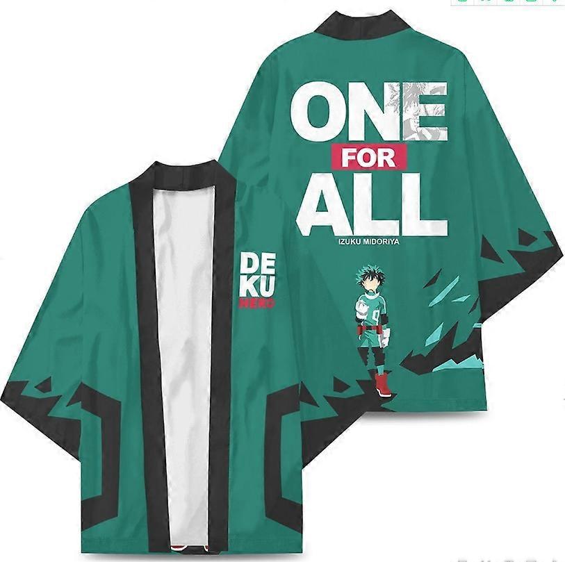 Hero Academia Kimono Jacket Set Bathrobe Two-Dimensional Cape Pajamas