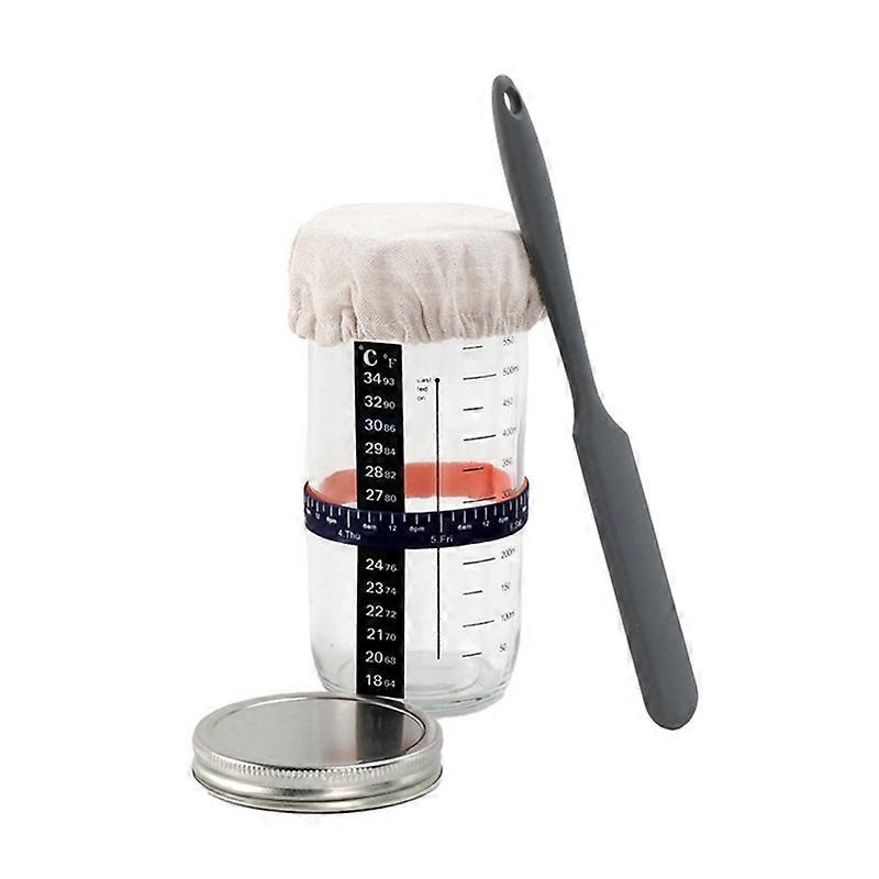 Glass Airtight Jar Sourdough Maker Natural Fermentation Jar