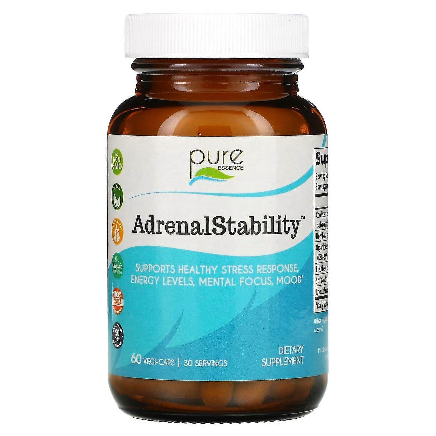 Pure Essence, AdrenalStability, 60 Vegi-Caps
