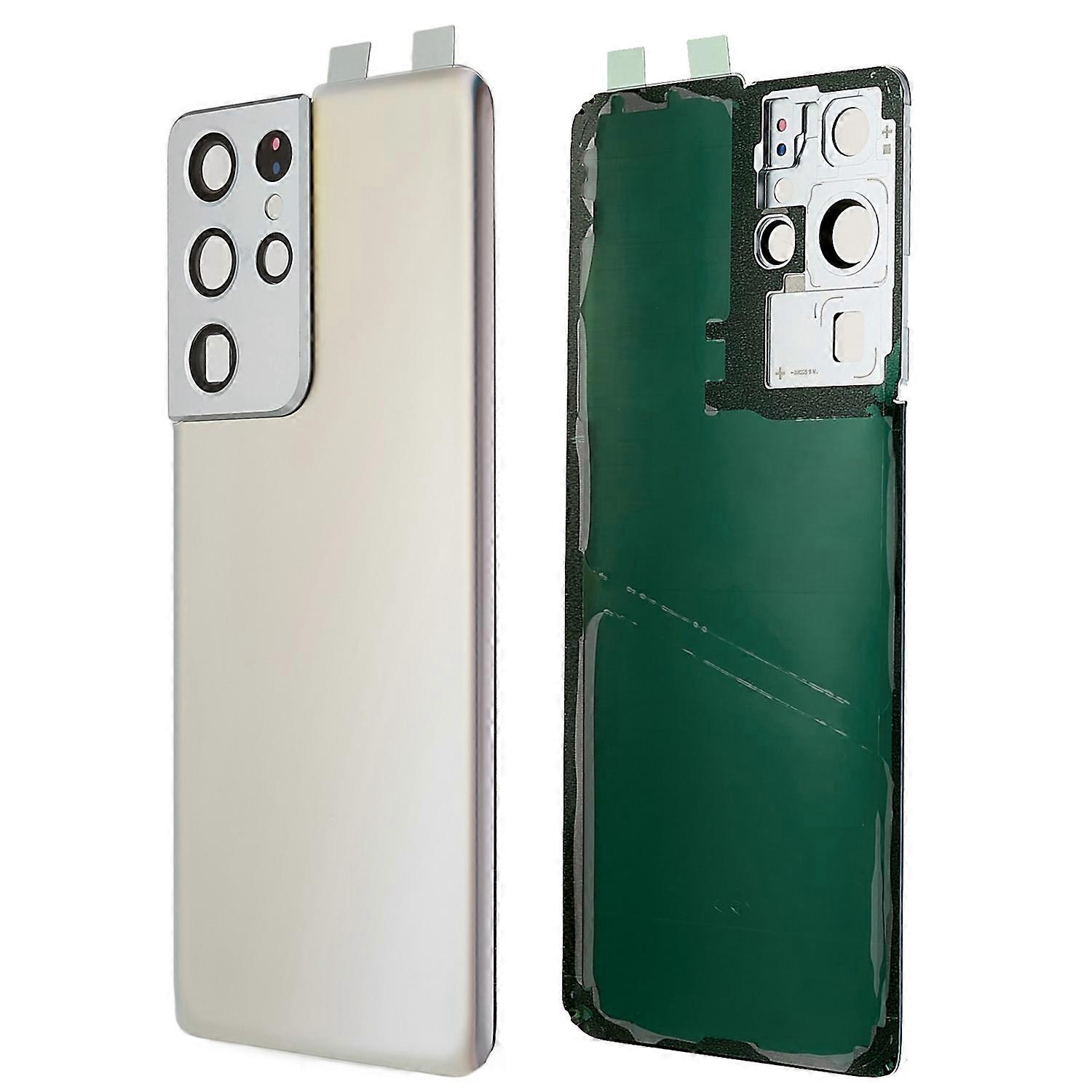 Samsung Galaxy S21 Ultra 5G G998 akkumulátorházhoz öntapadó matricával kamera lencse fedéllel