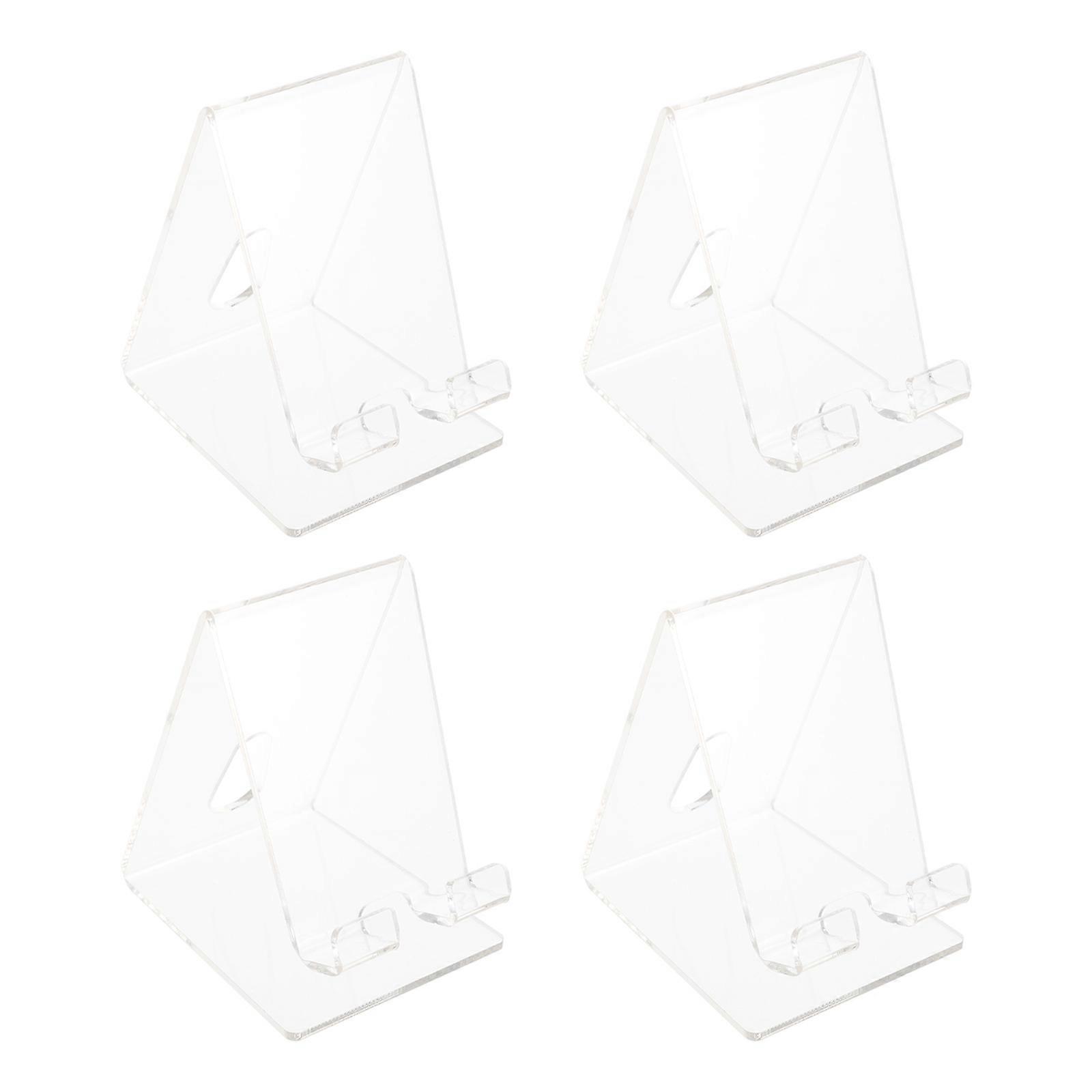 Transparent Acrylic Cellphone Stand for Phone Use 8Pcs Desktop Holders